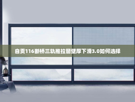 自贡116断桥三轨推拉窗壁厚下滑3.0如何选择