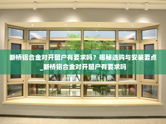断桥铝合金对开窗户有要求吗？揭秘选购与安装要点_断桥铝合金对开窗户有要求吗